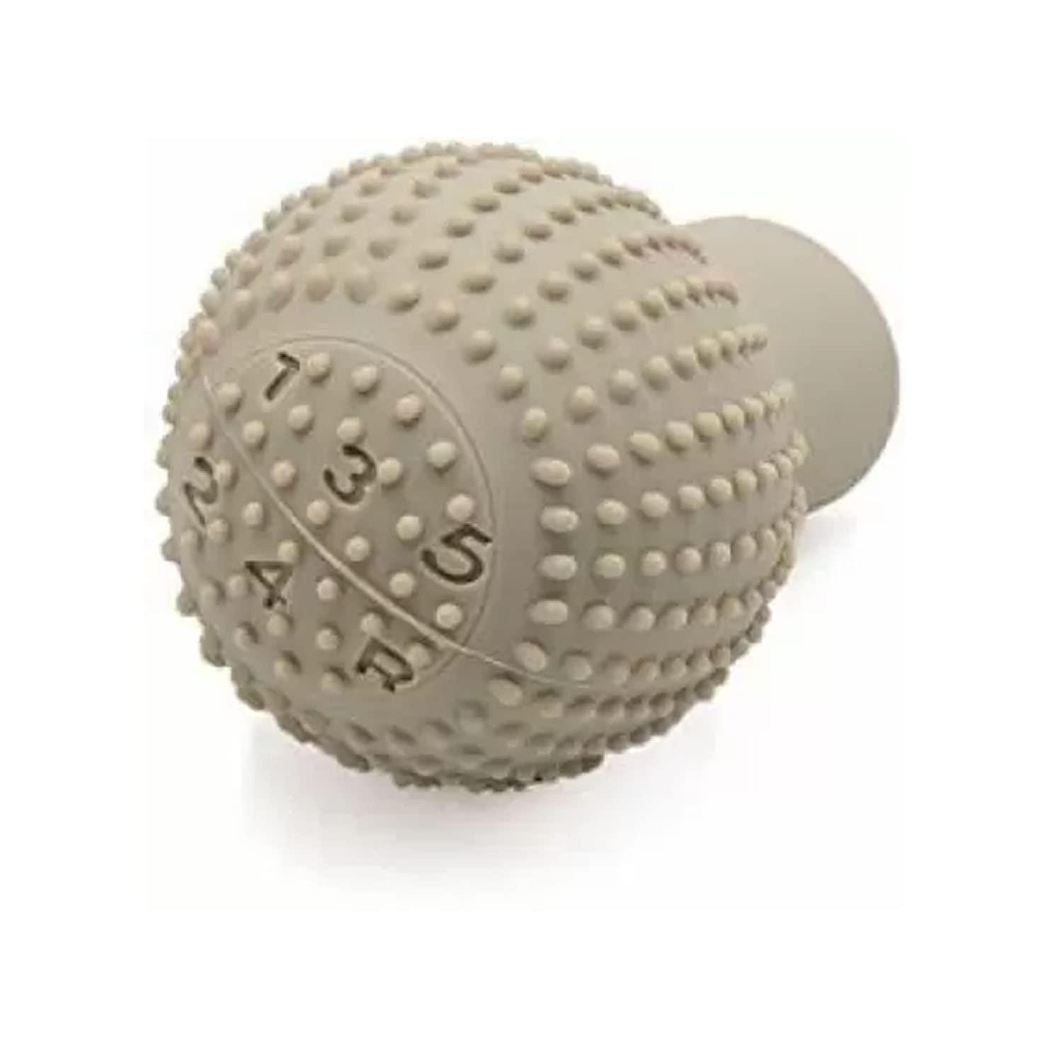 ASHTASH AUTO Silicon Gear Knob Cover, Beige Car Gear Lever (Grey)