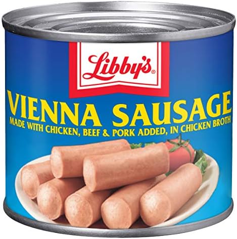 Libby's Vienna Sausage in Chicken Broth, Canned Sausage, 4.6 OZ (Pack of 24)