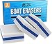 3PK Premium Boat Scuff Erasers, Boating Accessories for Cleaning, Gift for Pontoon, Fishing, Jon...