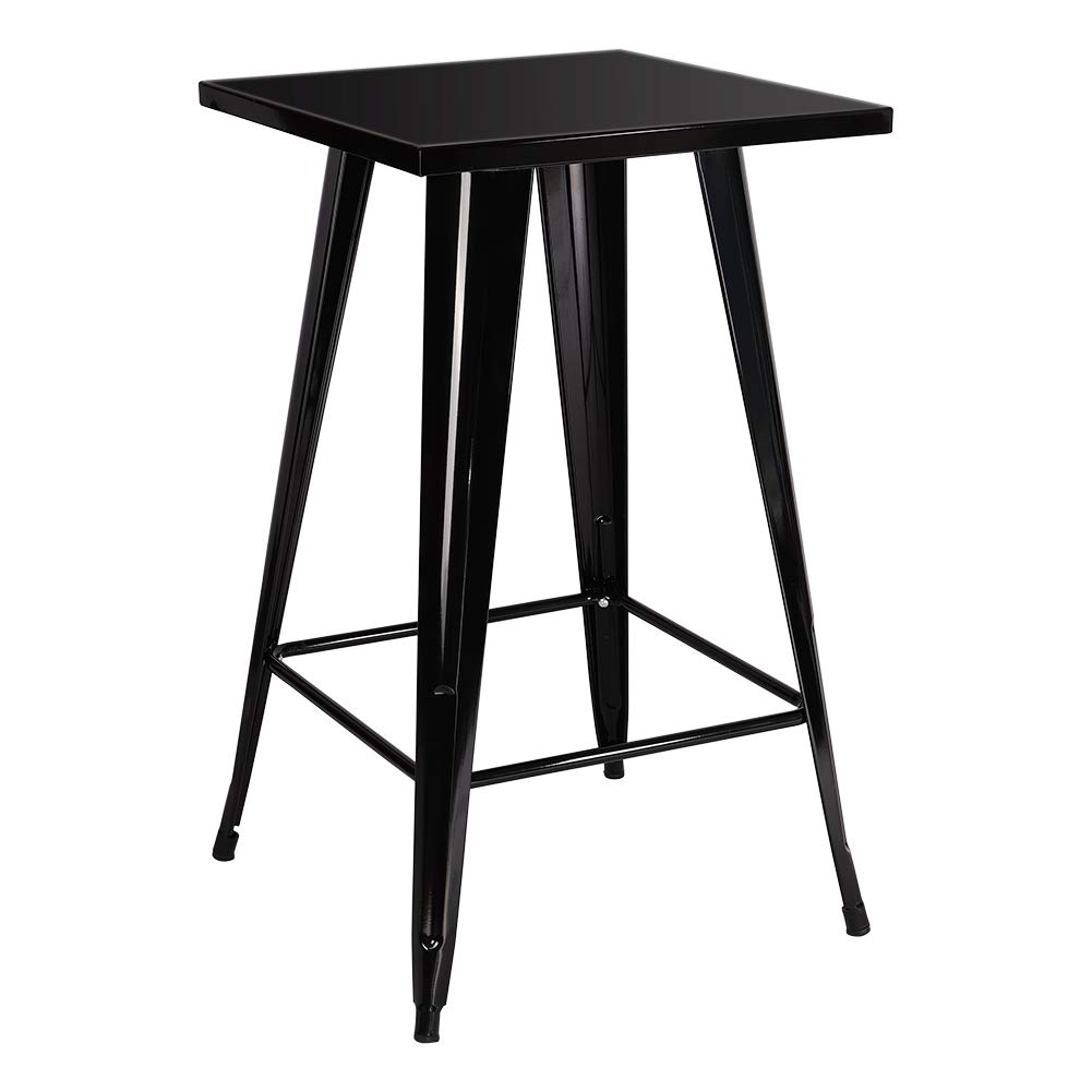 Buy Warmiehomy Bar Table Metal Tall Industrial Breakfast Dining table ...