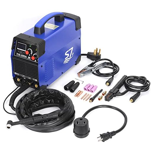 S7 Tig Welder, HF TIG/Stick/Arc TIG Welder,200 Amp 110 & 220V Dual Voltage TIG Welding Machine