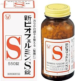 [指定医薬部外品] 大正製薬 新ビオフェルミンS錠 550錠 61日分整腸剤【Amazon.co.jp限定】 [乳酸菌/ビフィズス菌/フェーカリス菌/アシドフィルス菌 配合] 腸内フローラ改善 便秘や軟便に