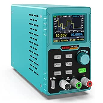 Programmable DC Power Supply (0-30 V 0-10 A) 110V Input High Precision 4-Digit Multiple Protection with PC Software and USB Charging