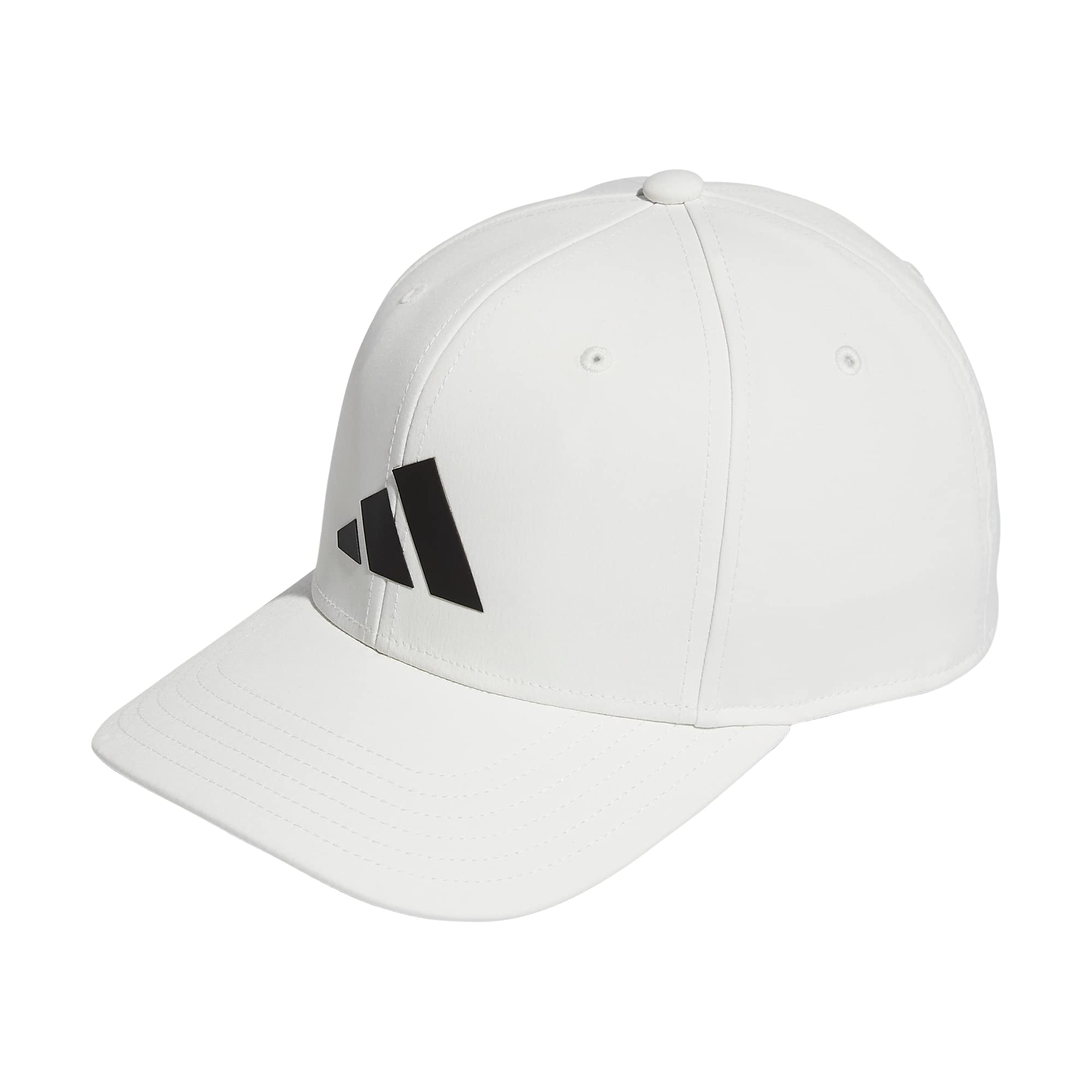 adidas Men's Three Bar Structured Snapback Adjustable Fit Cap