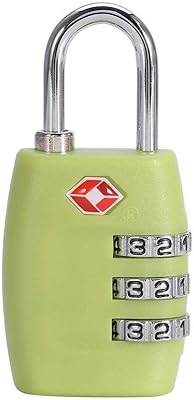 Luggage Password Lock TOPINCN 4 Colors Fashion Travel Suitcase Password Code Bag Digit Waterproof Combination Padlock(Green)