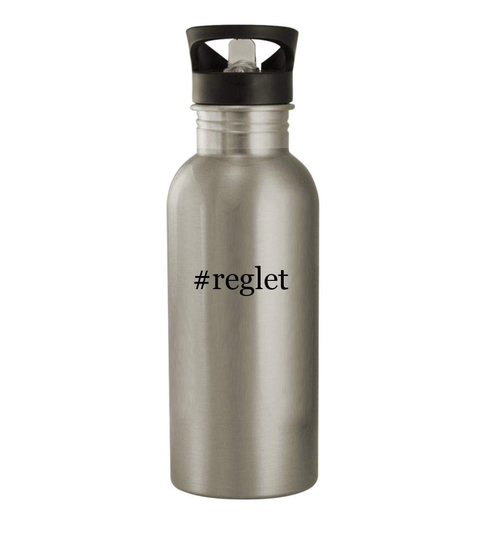 #reglet - 20oz Stainless Steel Water Bottle, Silver