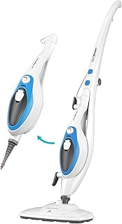 PurSteam 10-in-1 Steam Mop, Floor Steamer with Detachable Handheld Steam Cleaner for Tile, Hardwood Floors