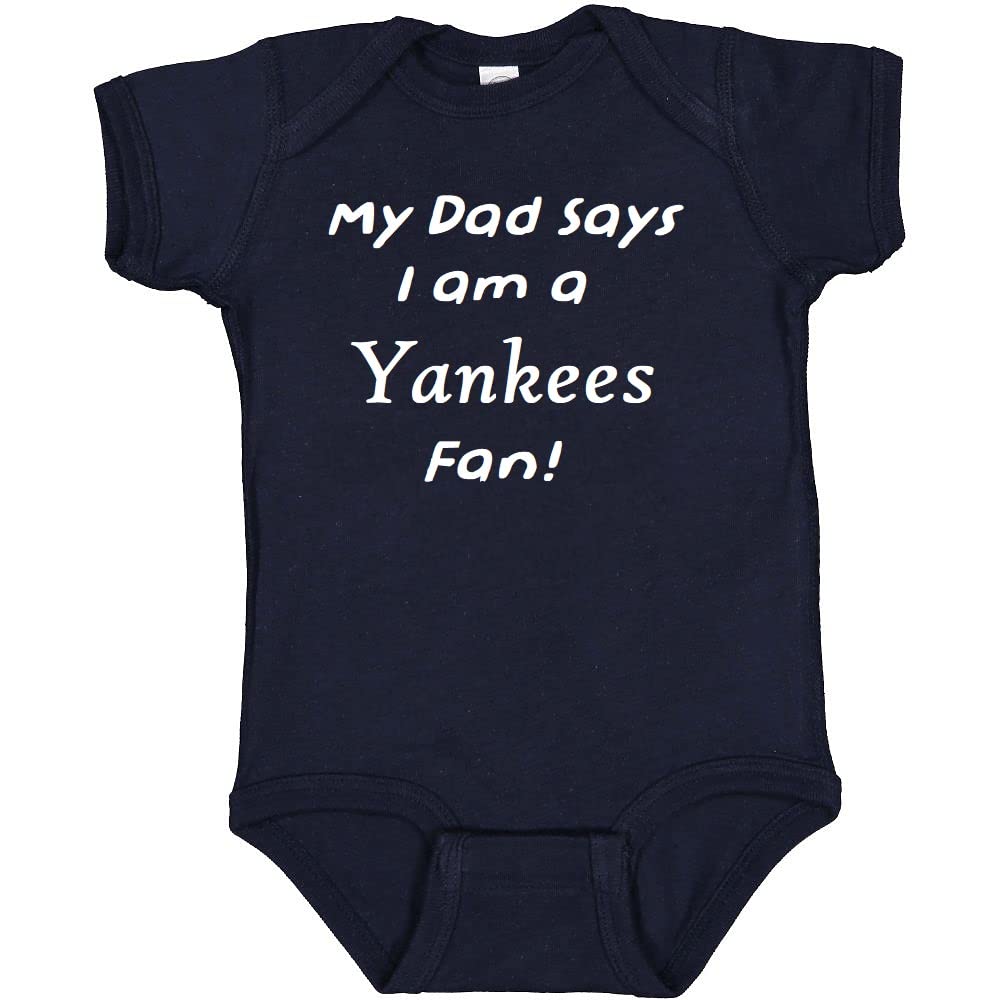 GenericCute My Dad Says I am a Baseball Fan Baby Bodysuit