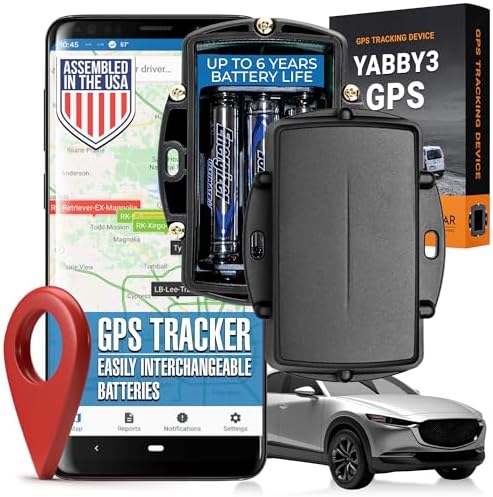 Weatherproof Hidden Car GPS Tracker Device - Yabby3 4G/5G, Anti-Theft Car Security for Vehicles,Trucks, Assets, Real-Time Location - Satellite Tracking (Subscription Required) by Lonestar Tracking