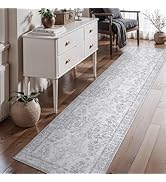 MontVoo-2X10 Runner Rug-Washable Runners for Hallways-Soft Non Slip Bedside Rugs for Bedroom-Vint...