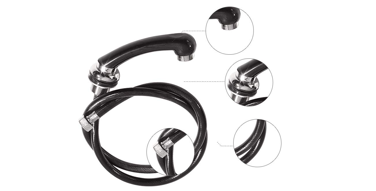 Hairstore Barber Shampoo Bowl & Hose Hair Washing Water Spray Faucet Beauty Salon SPA Sprayer Equipment