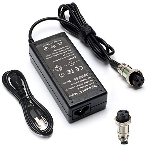 Janboo 24V Scooter Battery Charger for Razor E100 E200 E200S E175 E300 E300S E125 E150 E500 PR200 E225S E325S MX350 MX400 Dirt Bike, Dirt Rocket, Pocket Mod, Sports Mod, Dirt Quad Power Supply Cord