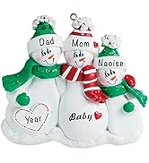 Personalized Expecting Baby Ornament 2024 – Fast & Free 24h Customization – Pregnancy Christmas O...