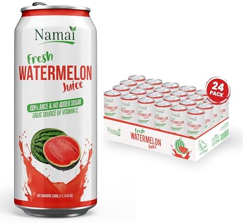 Namai Pure Watermelon Juice, No Added Sugar, 24-Pack