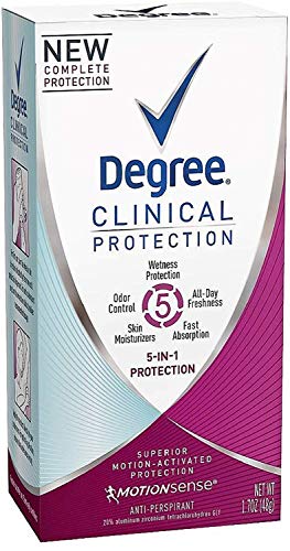 Degree Clinical Protection 5-in-1 Antiperspirant 1.70 oz (6 Pack)