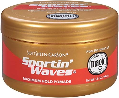 Soft Sheen Sportin Waves Max. Hold Pomade 3.5oz (2 Pack)