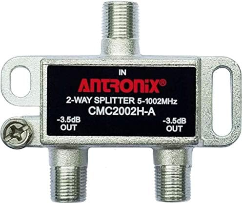 Antronix CMC2002H-A 2-Way Horizontal Splitter -3.5dB 5-1002 MHz High Performance for Coax Cable TV & Internet