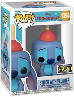 Lilo & Stitch Stitch with Plunger Pop! Vinyl Figure #1354 - Entertainment Earth Exclusive