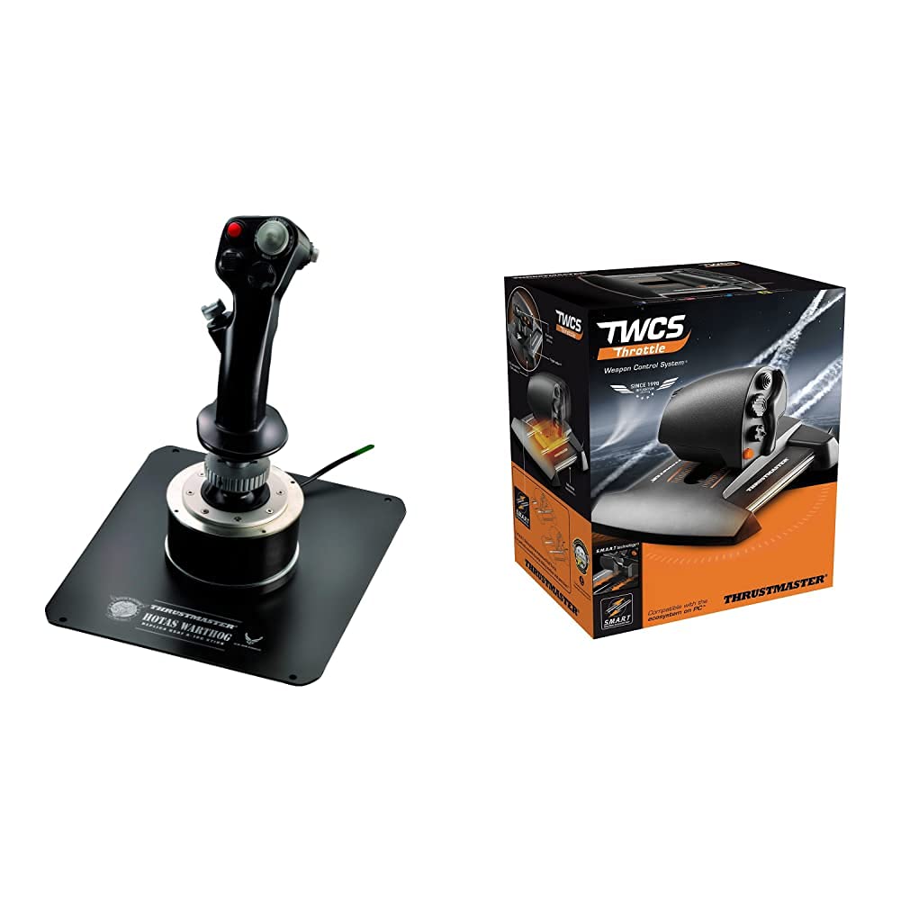 Thrustmaster HOTAS Warthog Flight Stick (PC) & Thrustmaster TWCS ...