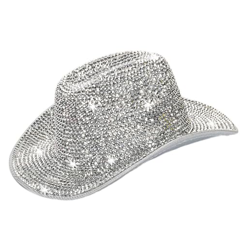 I Tested the Sparkle of the Silver Rhinestone Cowboy Hat: My Ultimate ...