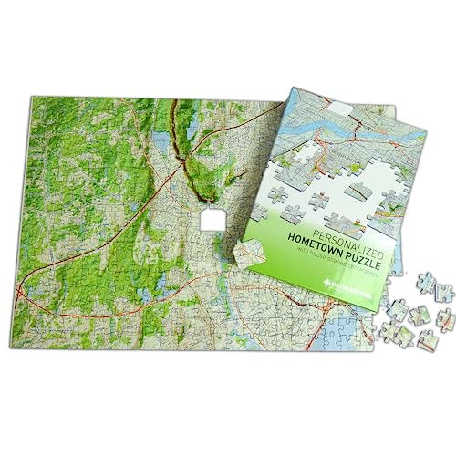 Personalized Hometown Map Jigsaw