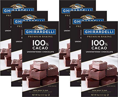 Ghirardelli Chocolate Baking Bar, 100% Cacao Unsweetened Chocolate