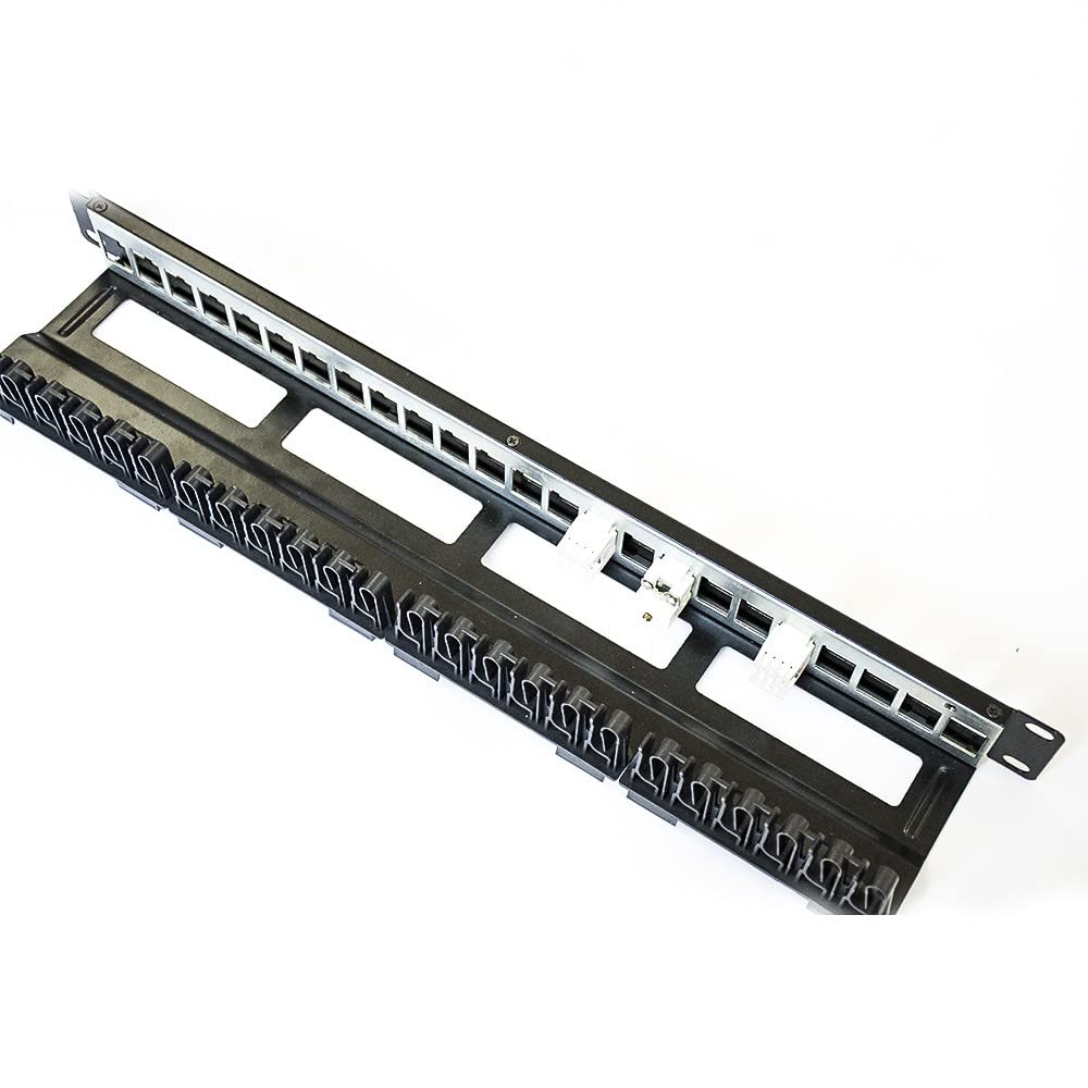 Buy Keystone Jack Patch Panel 24 Ports For Installing 19 Blank Patch ...