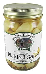 Walnut Creek Amish Country Sweet Pickled Garlic 14 Oz Jar