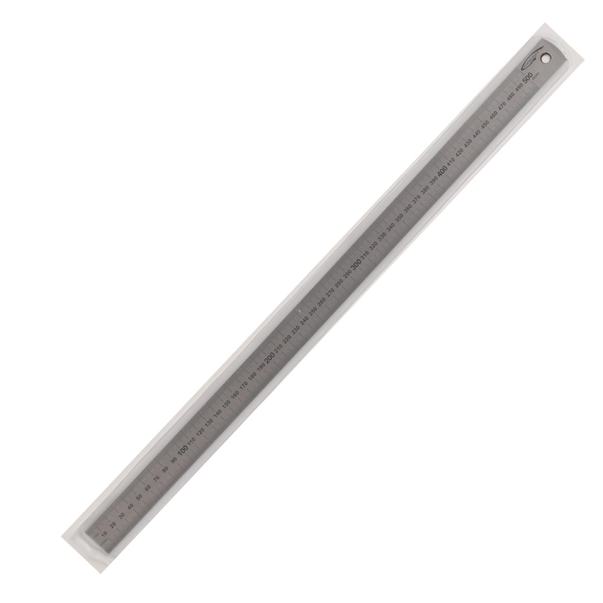 Double-Sided Flexible Steel Ruler - Thickness = 0.5 mm - Width = 13 mm - l = 50 cm