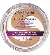 COVERGIRL & Olay Simply Ageless Instant Wrinkle Defying Foundation and Simply Ageless 3-in-1 Liqu...