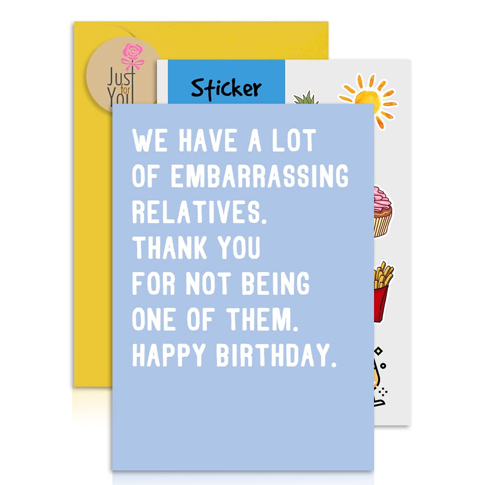 Amazon.com : Pibypil Funny Happy Birthday Card For Sister In Law ...