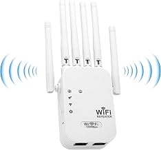 WiFi Extender Signal Booster,Dual Band (5GHz/2.4GHz) WiFi Extenders Signal Booster for Home,WiFi Repeater with Ethernet Po...