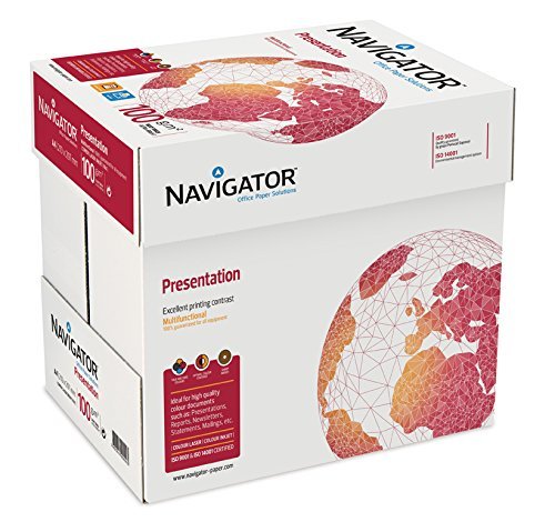 NAVIGATOR 2XNavigator A4 100 gsm Presentation Paper (Pack of 5 Reams)