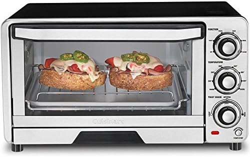 Cuisinart TOB-40N Custom Classic Toaster Oven Broiler, Brushed Stainless and Black