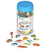 Learning Resources Fun Fish Counters - Set of 60, Ages 3+ Fishing Toys for Kids,...