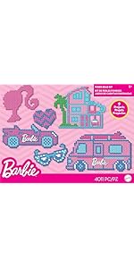 Perler 80-57199 Mattel Barbie Fused Bead Deluxe Activity Kit, 9 Unique Patterns, Multicolor, 4011...