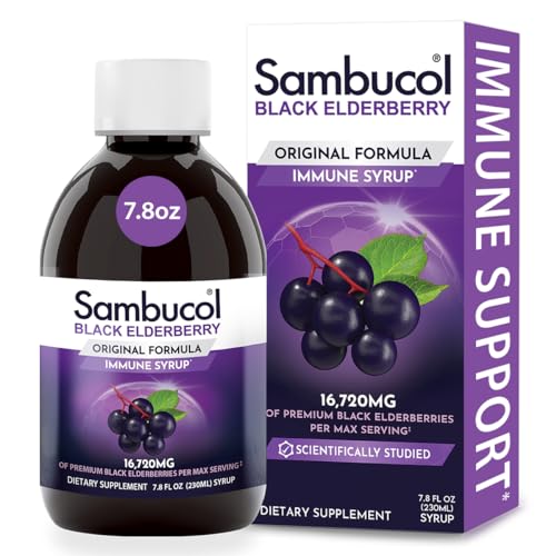 Sambucol Black Elderberry Syrup - Sambucus Elderberry Syrup for A...