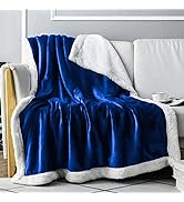 Everlasting Comfort Sherpa Fleece Blanket - 20% Thicker Than Other Soft Blankets &Throws, Dual Si...