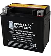 YTX5L-BS -12 Volt 4 AH, 80 CCA, Rechargeable Maintenance Free SLA AGM Motorcycle Battery