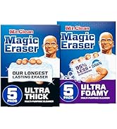 Bundle of Mr. Clean Magic Eraser Ultra Thick Multi Purpose Cleaner, 5ct + Mr. Clean Magic Eraser ...