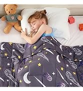 yescool Weighted Blanket Kids 5 Pounds (36"x48", 5lbs) Childrens Cooling Weighted Lap Blanket, To...