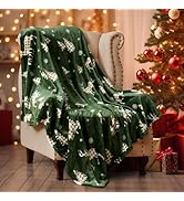 PHF Printed Fleece Throw Blanket, No Shed No Pilling Ultra Soft Plush Cozy Xmas Prints Theme Home...