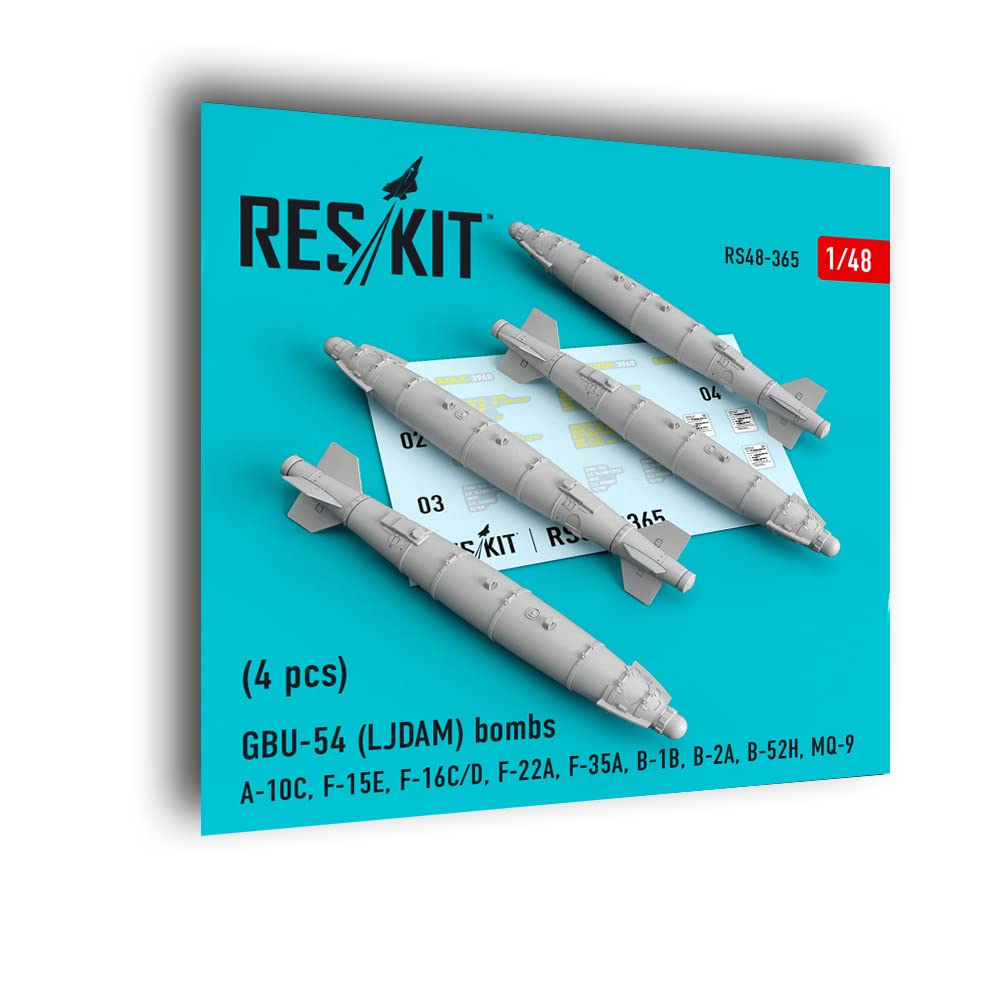 Reskit RS48-0365 - 1/48 GBU-54 (LJDAM) Bombs (4 pcs) (A-10C, F-15E, F-16C/D)