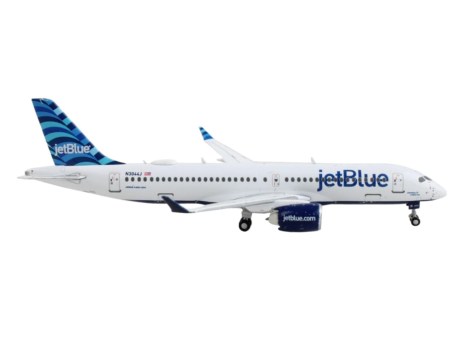 GeminiJets GJJBU2182 jetBlue Airways Airbus A220-300 N3044J; Scale 1:400