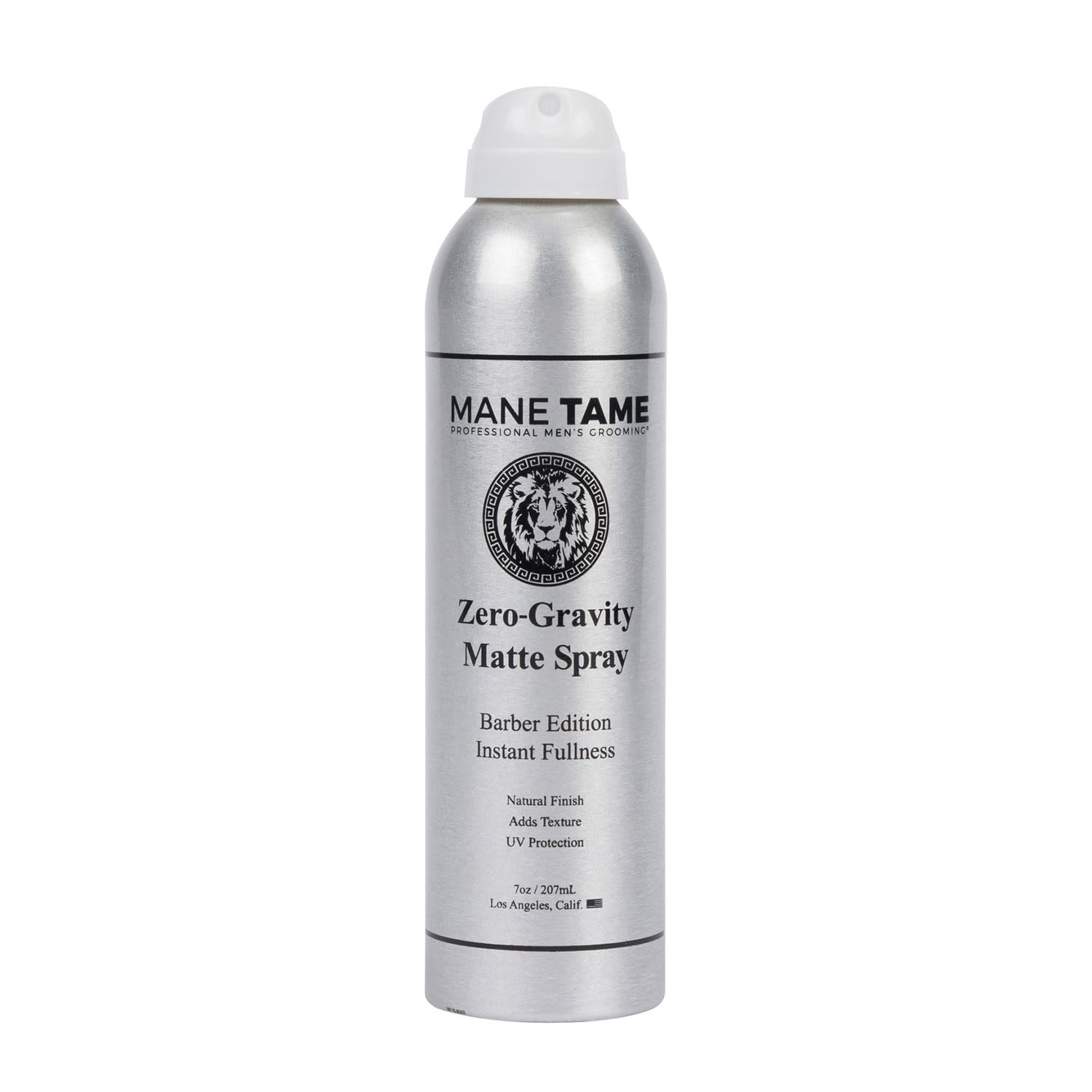 MANE TAME Zero-Gravity 7oz Matte Finish Spray - Adds Instant Fullness, Volume, Texture, and UV Protection for Thicker, Styled Hair