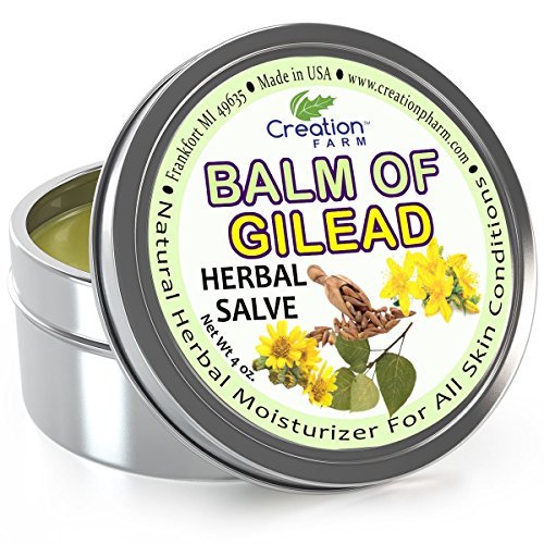 Creation Farm Balm of Gilead Salve - Large 4 Oz Tin - All Botanical Balm of Gilead Bud Ointment, Todos Bálsamo de Galaad pomada botánico