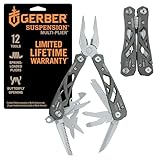 12-IN-1 EDC MULTITOOL: The Suspension Multi-Plier features needle nose pliers, wire cutters, serrated and plain edge blades knife set, cross driver, flat head screwdriver, can opener, bottle opener, trimming scissors, tool lock, lanyard hole and shea...