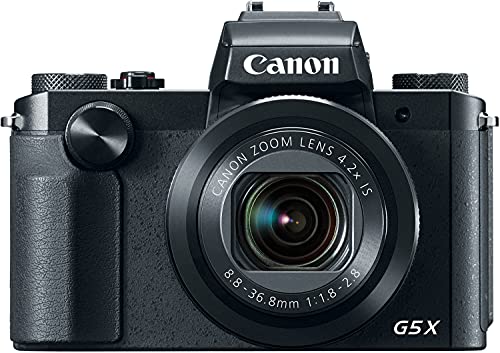 Canon 0510C001 PowerShot G5X Digital Camera, Black