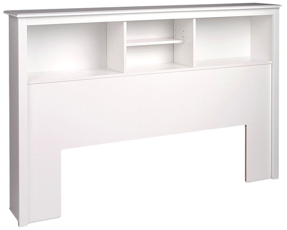 Prepac Full/Queen Bookcase Headboard, White