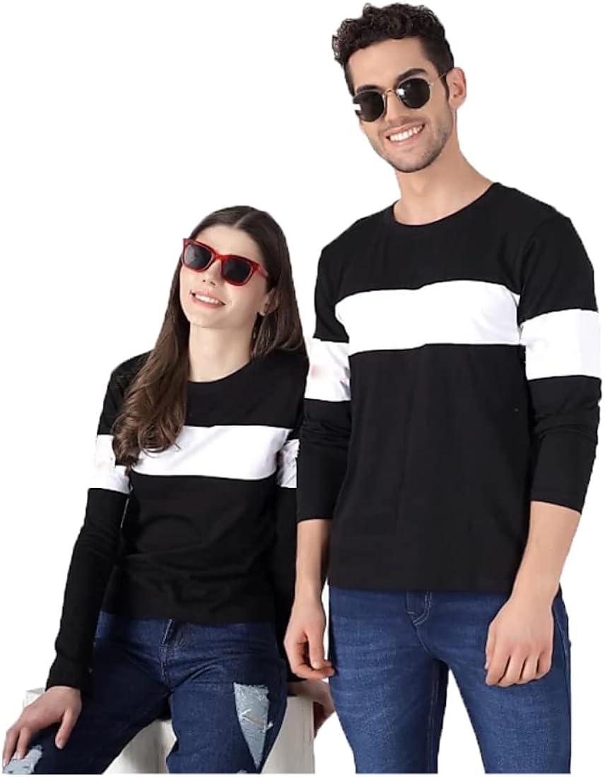 Buy Stylish New Couple Tshirts dress for Lovers Husband Wife ...